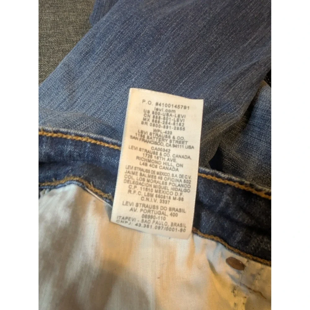 Vtg Levis Jeans‎ Mens 31x32 Original Fit Button Fly Straight Blue Medium Wash